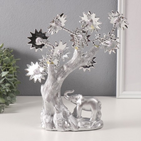 Souvenir from the evil eye "A tree with sunny flowers, with an elephant" 7x14x22.5 cm-2