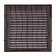 Ventilation grate Zein Lux l155kr, 155 x 155 mm, with a grid, inexhaustible, brown