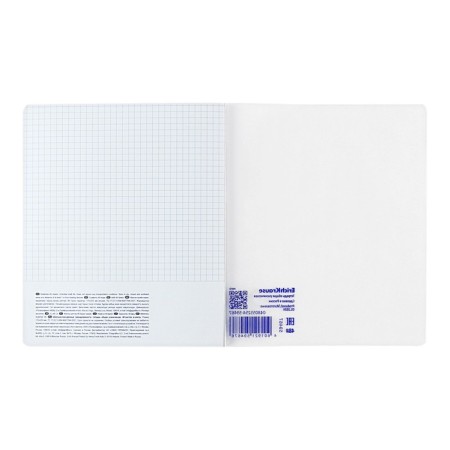 Subject notebook, 48 sheets, cage, computer science Erichkrause "Chaos", plastic cover silk-screen covers, Blok Offset 100%, information block-8