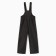 Semi -combination insulated for boys, black color, height 140 cm