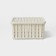 Storage box with a “knitting” lid, 1.5 l, 17 × 15 × 8 cm, color white rattan