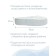 Amarobaby Premium Form mattress, for positioning with memory effect, 74x42x14 cm