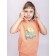 Hoods with a short sleeve for a boy Batik, height 128 cm, color orange color