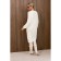 Female dress, size m, white color