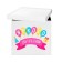 A sticker on a ball of a “Bright birthday, balls”, 29x19 cm