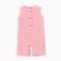 Minaku without sleeves kit overalls, pink color, size 68-74