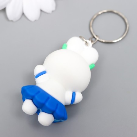 Trick rubber "Bunny in a blue suit" MIX 2.3x3.2x5 cm-3