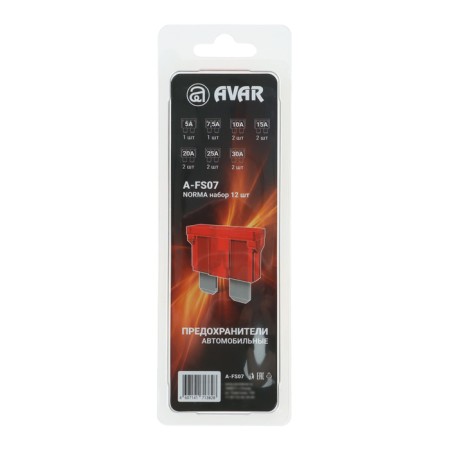 Avar Avar Norma, 5 - 30 A, with tweezers, 12 pcs-1