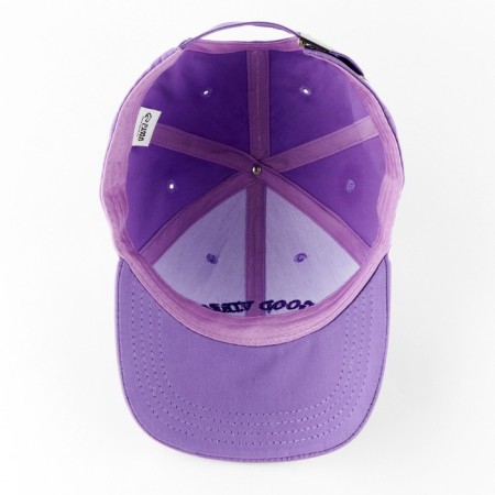 Women's cap Good Vibes, lilac color, rr 56-5