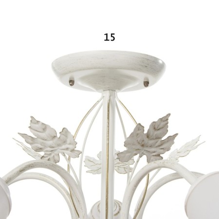 Susana chandelier 5x15W E27 white/gold 58x58x32cm Bayerlux-5