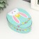 Casket Metal Egg "chicken on the head of a bunny" 11.7x9.2x4.5 cm