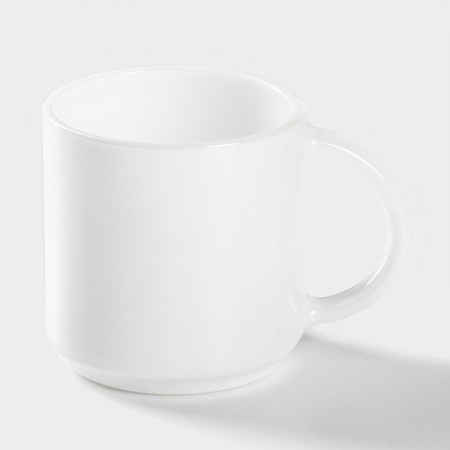 Mug Luminarc EVERYAYDAY, 340 ml, glass -ceramic, white color