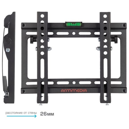 Broke for LED/LCD TVs ARM Media Steel-6 Black-3