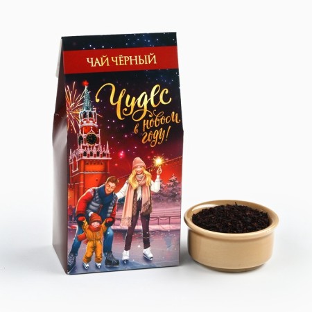 Gift set of "Fairytale": tea 50 g, sweets 110, Brownie cookies 120 g.-2