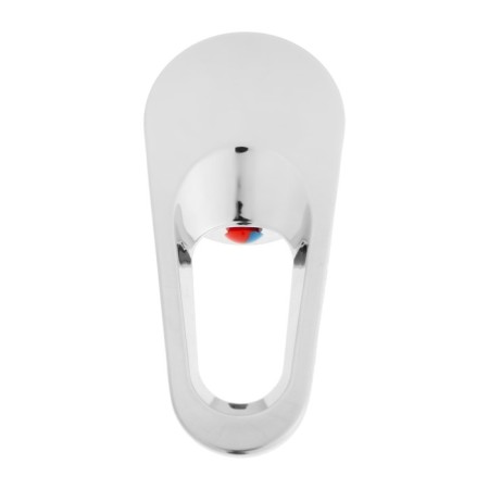 Zein mixer handle, under a 35 mm cartridge, plastic, chrome-1