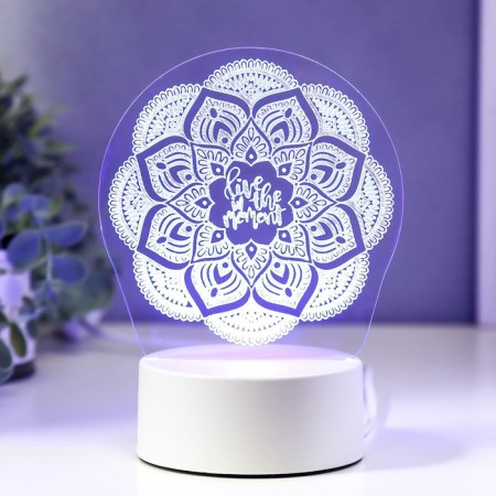 Light "pattern" Led RGB from the network 9.5x13x17 cm Risalux-2