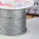 Thread for weaving, d = 1 mm, 25 ± 1 m, silver color