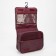 Velcro cosmetic bag, with hook, burgundy color