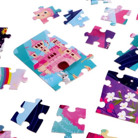 Puzzle with a flashlight "Visiting Lama", 88 details-6