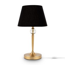 Table lamp 40W, 1HE14, 43.5x24 cm, brass