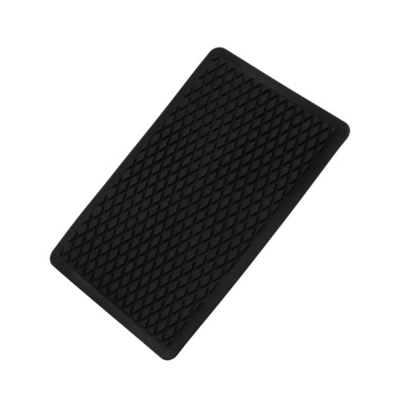Eco-Cover gap for rugs, rhombus, screws 6 pcs, black, TEP