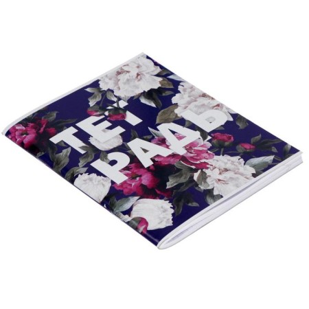 A notebook of 96 sheets in the Calligrata "peonies", the cover coated cardboard, an offset unit, mix-5