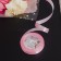 Satin tape "Forever Love", 15 mm × 23 ± 1 m, pink color