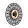 Decorative backlight by Arte Lamp Biscotto A2644AP-1GO, LED, 10 W, 4 cm, 500 lm, black, golden