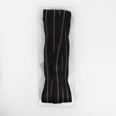 Lightning Metal Metal, No. 5, 50 m, black/gold color-1