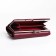Women's wallet on the button, burgundy color