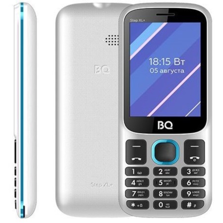 Cell phone BQ M-2820 STEP XL+ White Blue-1