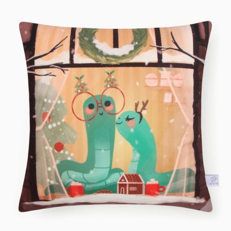 Czech on the pillow Ethel "Love in love" 40x40 cm, velor