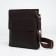 Men's bag over the shoulder, Textura, external pocket, brown color