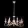 Maytoni ARM337-07-R, 7HE14, 60W, 66x66x87 cm, cream color with gold