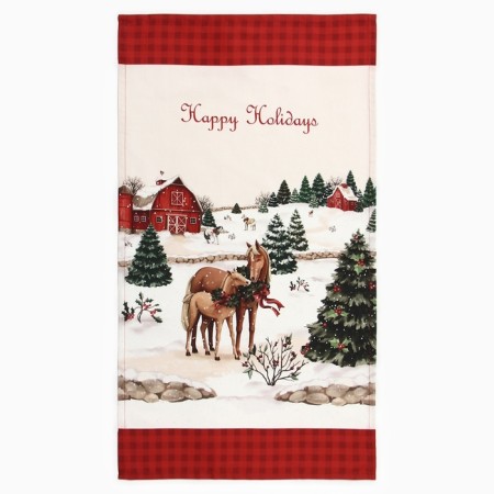 Ethel towel "Happy Holidys" 40x73 cm, 100% cotton, sarzha 190 g/m2-2