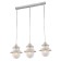 Suspended lamp 3x60W E27, size 58x18x73 cm