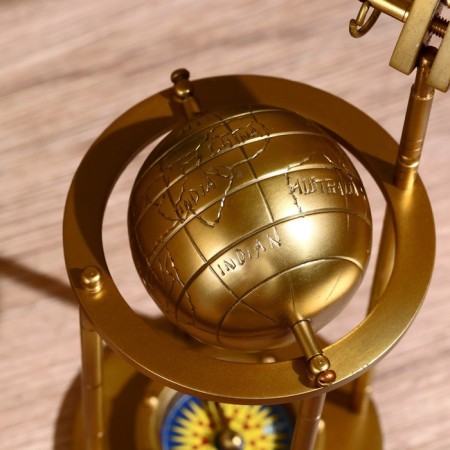 Globus souvenir with compass and magnifier, height 23.5 cm-3