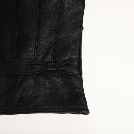 Female gloves, size l, with insulation, black color-2