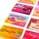 Toy set "Shop": paper bills, coins, cards, coupons