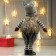 Interior doll "Girl in a fur coat and hat hat" 33 cm