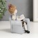 Polystone souvenir "Baby in an armchair with a book/bear" mix 10x7x7 cm