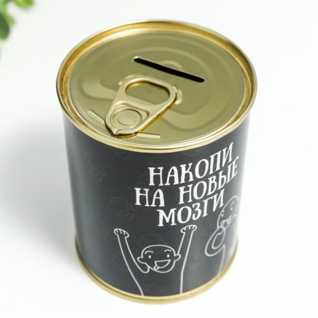 Pigging bank Metal "Stoppa for new brains"-4