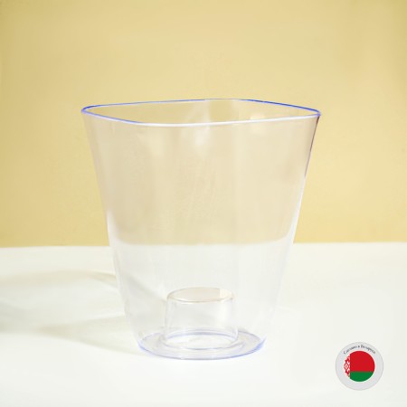 Pot for orchids, 2.5 l, 16.4 × 18.5 cm, plastic, transparent-3
