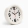Clock - desktop an alarm clock, discrete move, dial 15 cm, 16.5 x 16.5 cm, aa