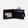 Male purse for magnet, department for bills, for maps, for coins, black color