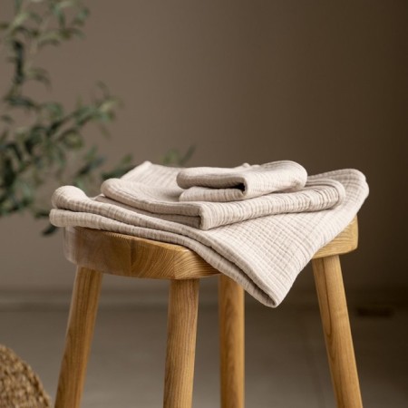 Pasionaria “Shifu”, Muslin, 250 gr, size 30x50 cm, beige color-2