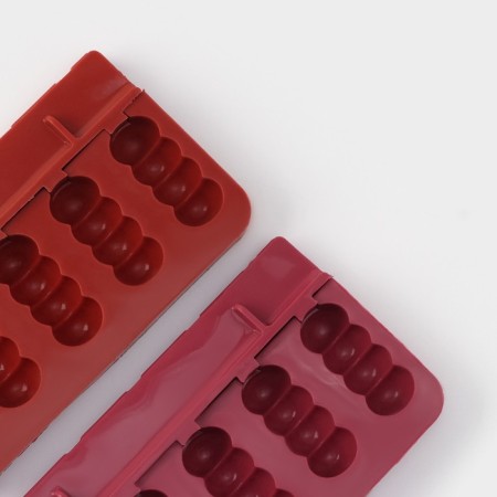 Form for candy "Bank", silicone, 19 × 11 × 2 cm, 5 cells (6 × 2.6 cm), color mix-6