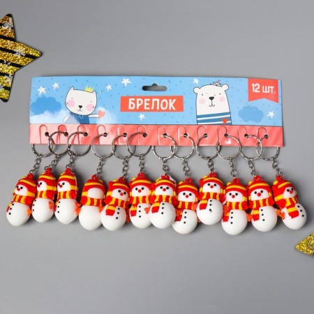 Trick Rubber "Snowman in a hat and scarf" 4.7x2.8x1.7 cm-2