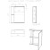 Bathroom Closher Mirror Iceberg Norm 1-55, right