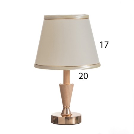 Table lamp "Vera" 1x40W E27 gold/brown 21x21x35cm-5